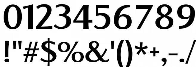 Florentia Medium Font OTHER CHARS