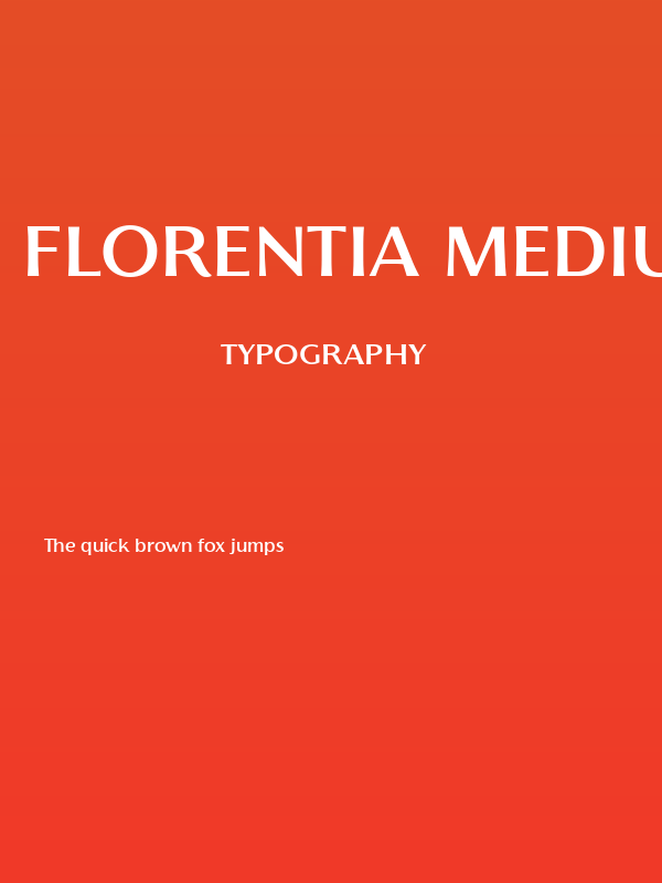 Florentia Medium Poster