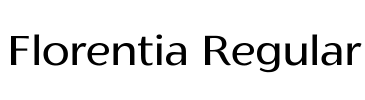 Florentia Regular  Frei Schriftart Herunterladen