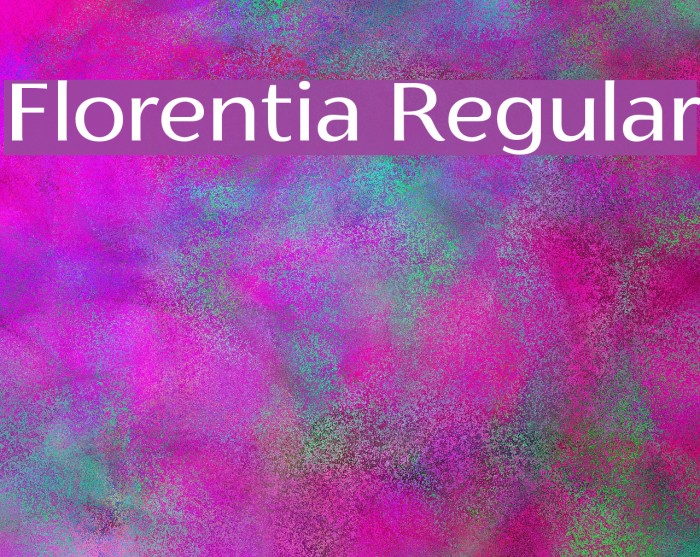 Florentia Regular Example 3