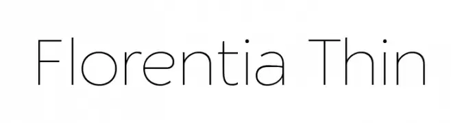 Florentia Thin  Fuentes Gratis Descargar