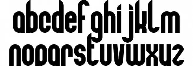 Florentine Amber フォント 小文字