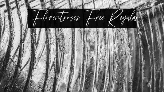 Florentroses Free Regular Font examples