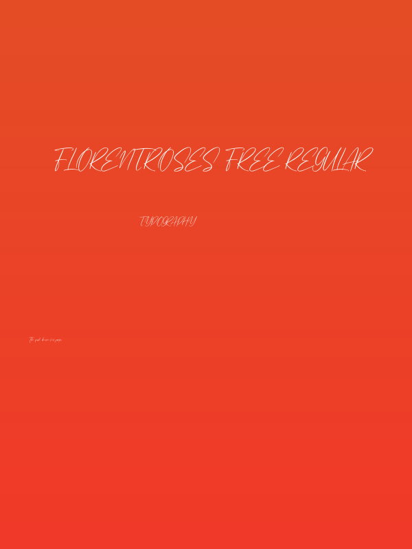 Florentroses Free Regular Poster