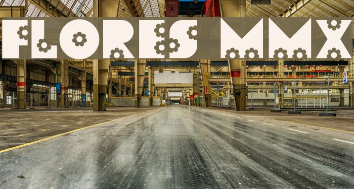 Flores MMX Font examples