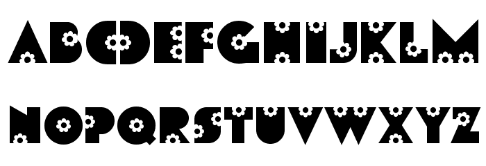 Flores MMX Font LOWERCASE