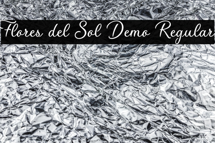 Flores del Sol Demo Regular Example 3