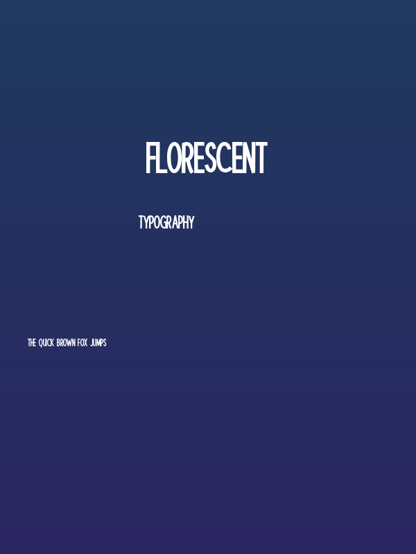 Florescent Poster