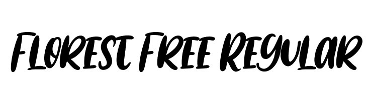 Florest Free Regular  Frei Schriftart Herunterladen