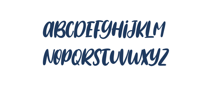 Florest Free Regular Lowercase