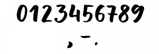 Floret Sample Font OTHER CHARS