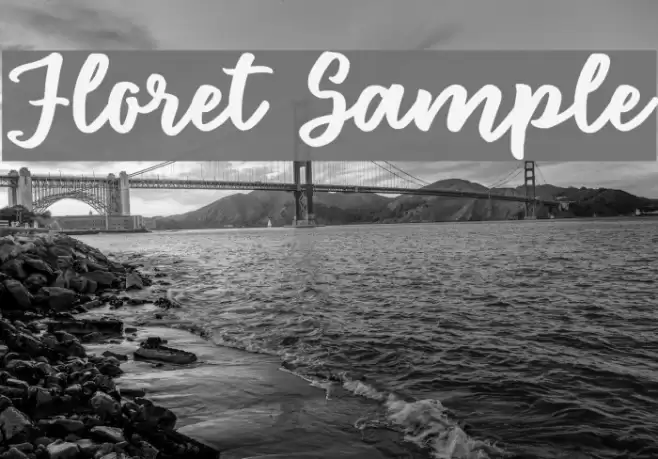 Floret Sample Font examples