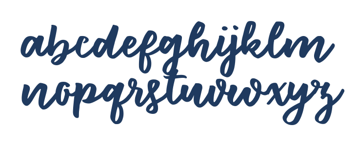 Floret Sample Lowercase