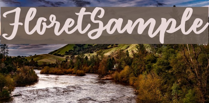 FloretSample Font examples