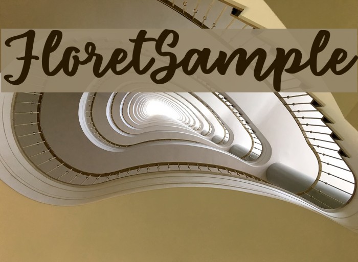 FloretSample Font examples