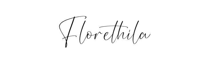 Florethila  免费字体下载
