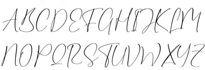 Florethila फ़ॉन्ट अपरकेस