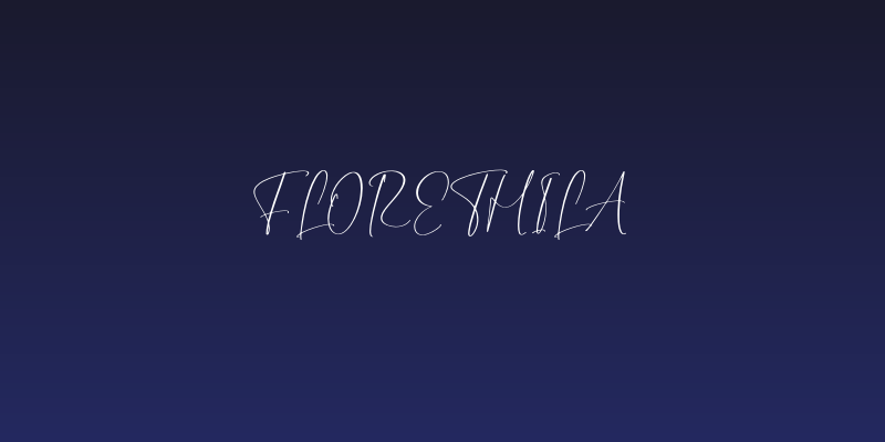 Florethila Social Header