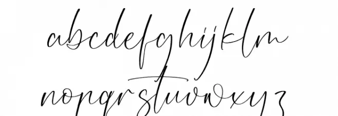 Florethila फ़ॉन्ट लोअरकेस