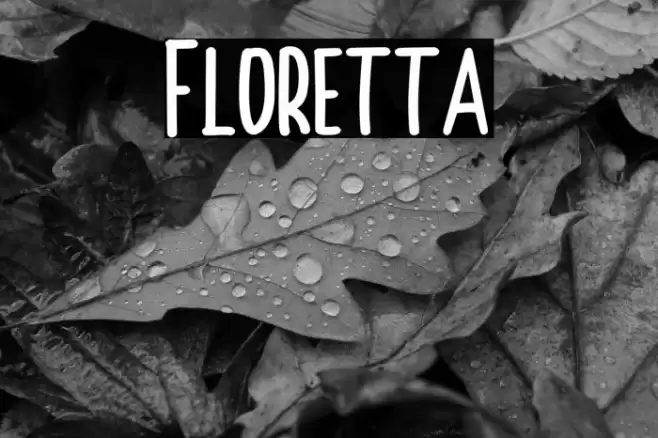 Floretta Font examples