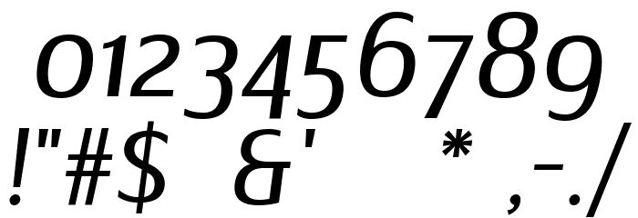 Florid Italic Font OTHER CHARS