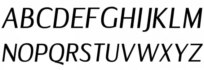 Florid Italic Polices MAJUSCULES