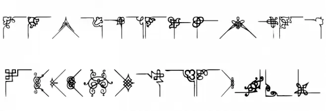 FloridVictorianOrnament Polices MAJUSCULES