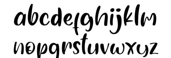 Florida Orange - Personal Use Font LOWERCASE