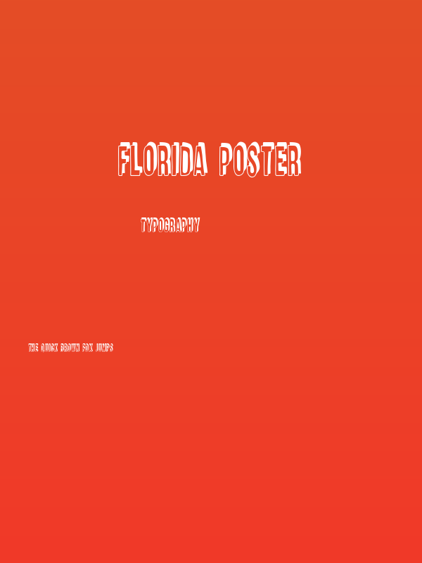 Florida Poster Poster