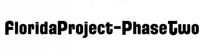 FloridaProject-PhaseTwo  Fuentes Gratis Descargar