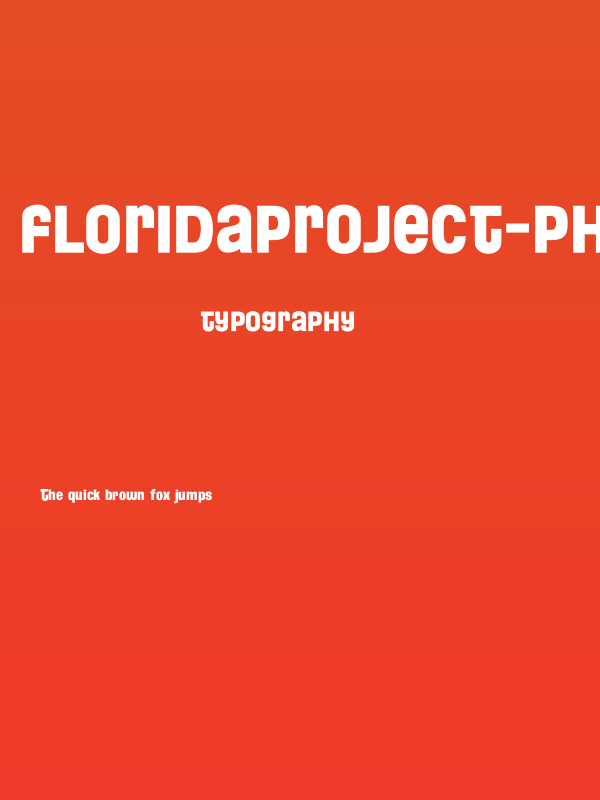 FloridaProject-PhaseTwo Poster