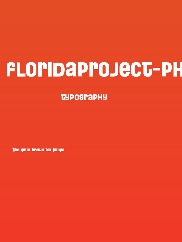 FloridaProject-PhaseTwo Poster