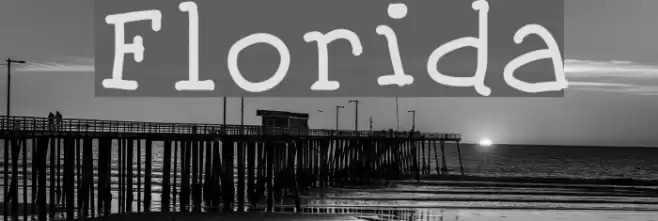 Florida Font examples