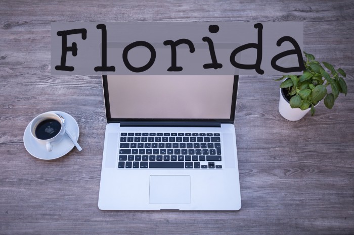 Florida Fonte examples