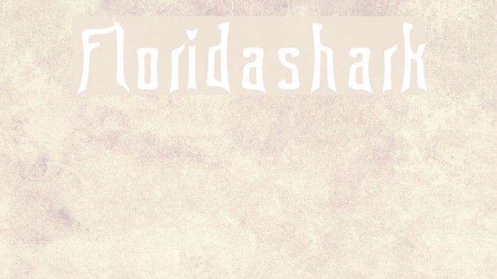 Floridashark Font examples