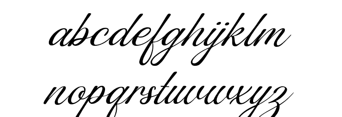 Florilane Cardillac Font LOWERCASE