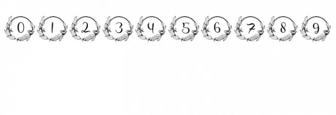 Florilla Fista Font Alte caractere