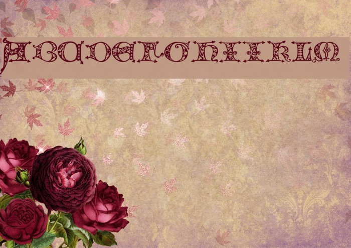 Florimel!` Font examples