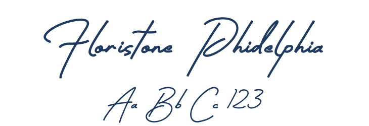 Floristone Phidelphia Font Preview