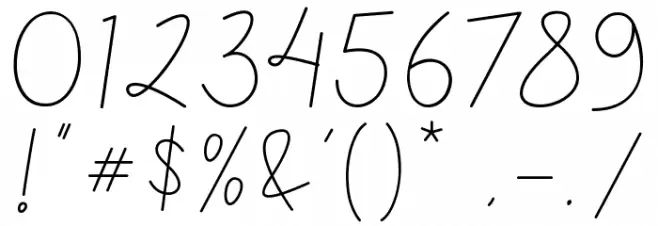 Floristy Font OTHER CHARS