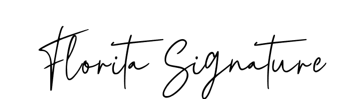 Florita Signature  नि: शुल्क फ़ॉन्ट्स डाउनलोड