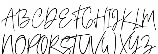 Florita Signature Fuentes MAYÚSCULAS