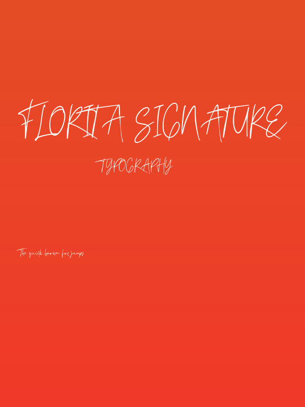 Florita Signature Poster