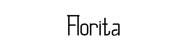 Florita  नि: शुल्क फ़ॉन्ट्स डाउनलोड