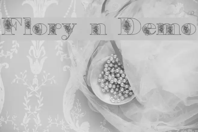 Floryan Demo Font examples