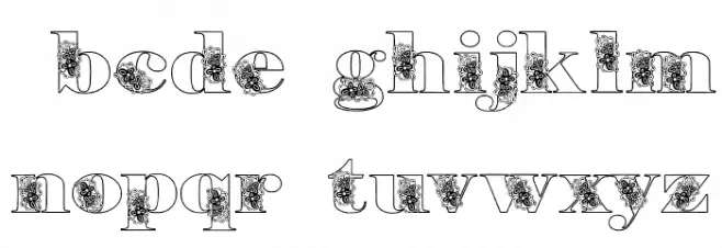 Floryan Demo फ़ॉन्ट लोअरकेस