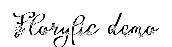 Floryfic Demo  免费字体下载
