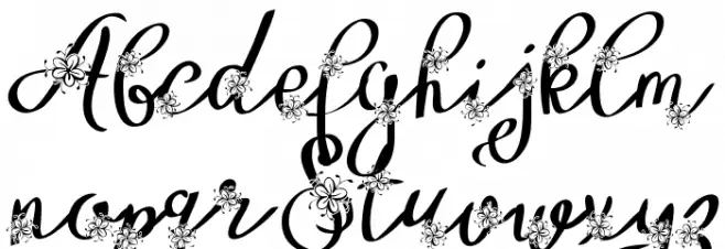 Floryfic Demo फ़ॉन्ट लोअरकेस