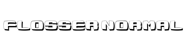Flosser Normal  Скачать бесплатные шрифты