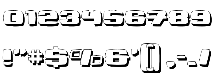 Flosser Normal Font OTHER CHARS